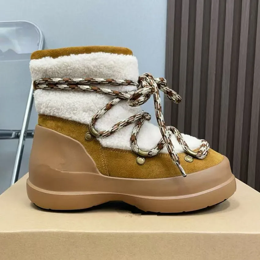 Hairy Snow Boots Fo… - image