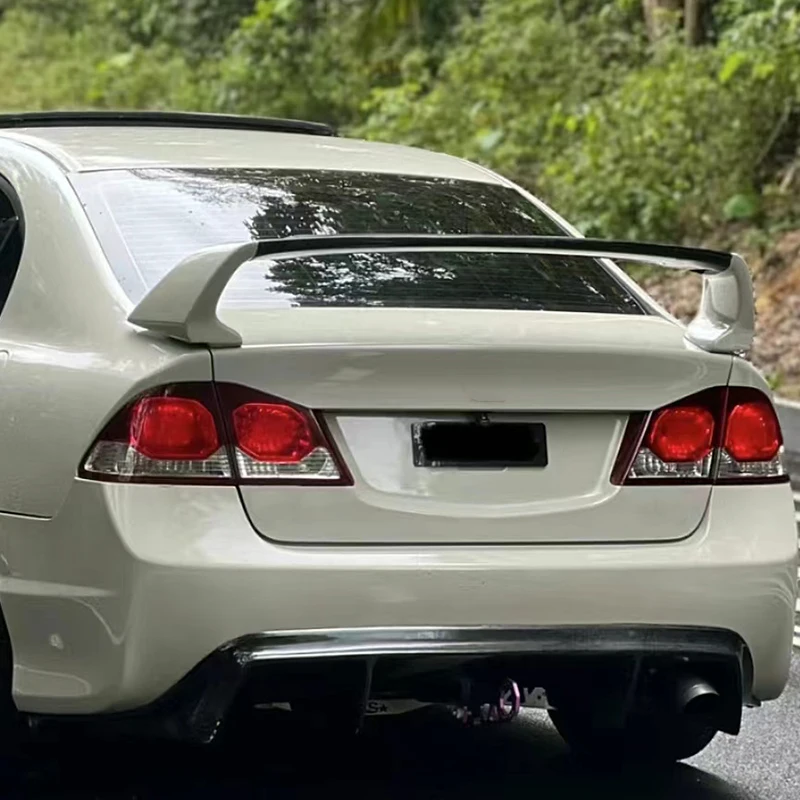 車のトランク用リアスポイラーホンダシビック,第8世代,abs,OBD2,3