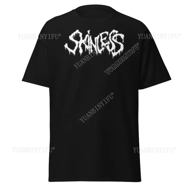 Skinless الفرقة المدرسة القديمة المعادن تي شيرت الوحش الموت المعادن ميرش خمر القوطية الموت المعادن الفرقة الملابس #2