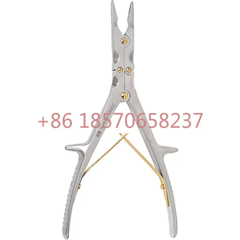 Low Price High Quality Double Joint Bone Rongeur With Large Open File Orthopedic Bone Tools