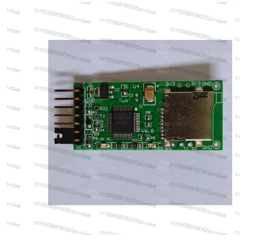 RS485 interface data logger TF SD card storage module, with clock microcontroller can read and write
