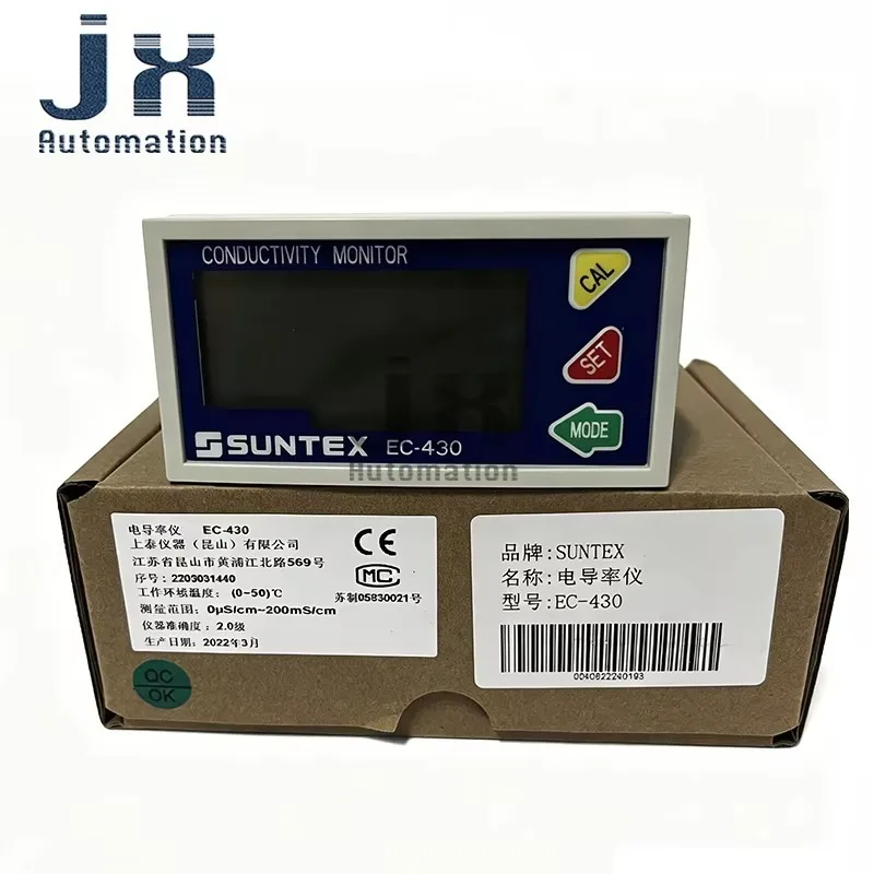 Original Microprocessor Water Quality Monitor EC-430 Resistivity Cell 8-221 With 20m Wire 8-120 For Automation Systems