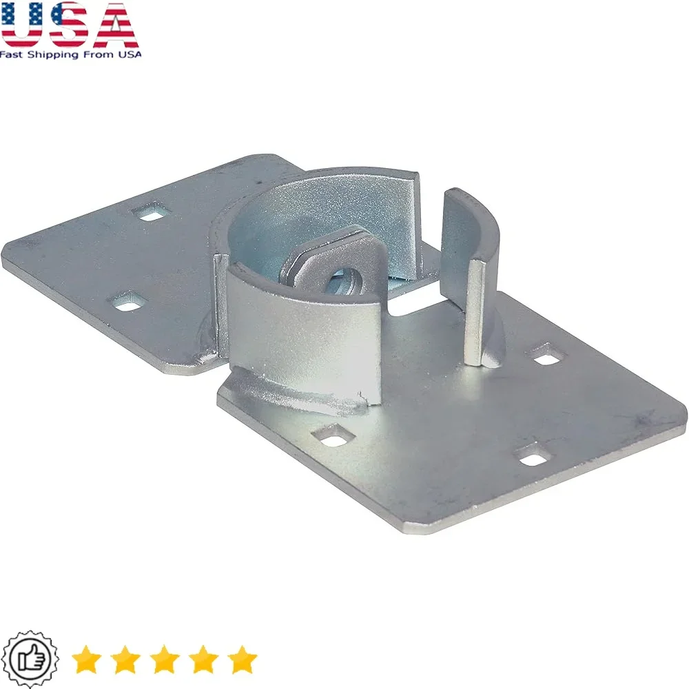 

Zinc Plated Security Lock Hasp Durable Cylinder Shield Heavy Duty Locking Mechanism Toolboxes Trailers Trucks Equipment