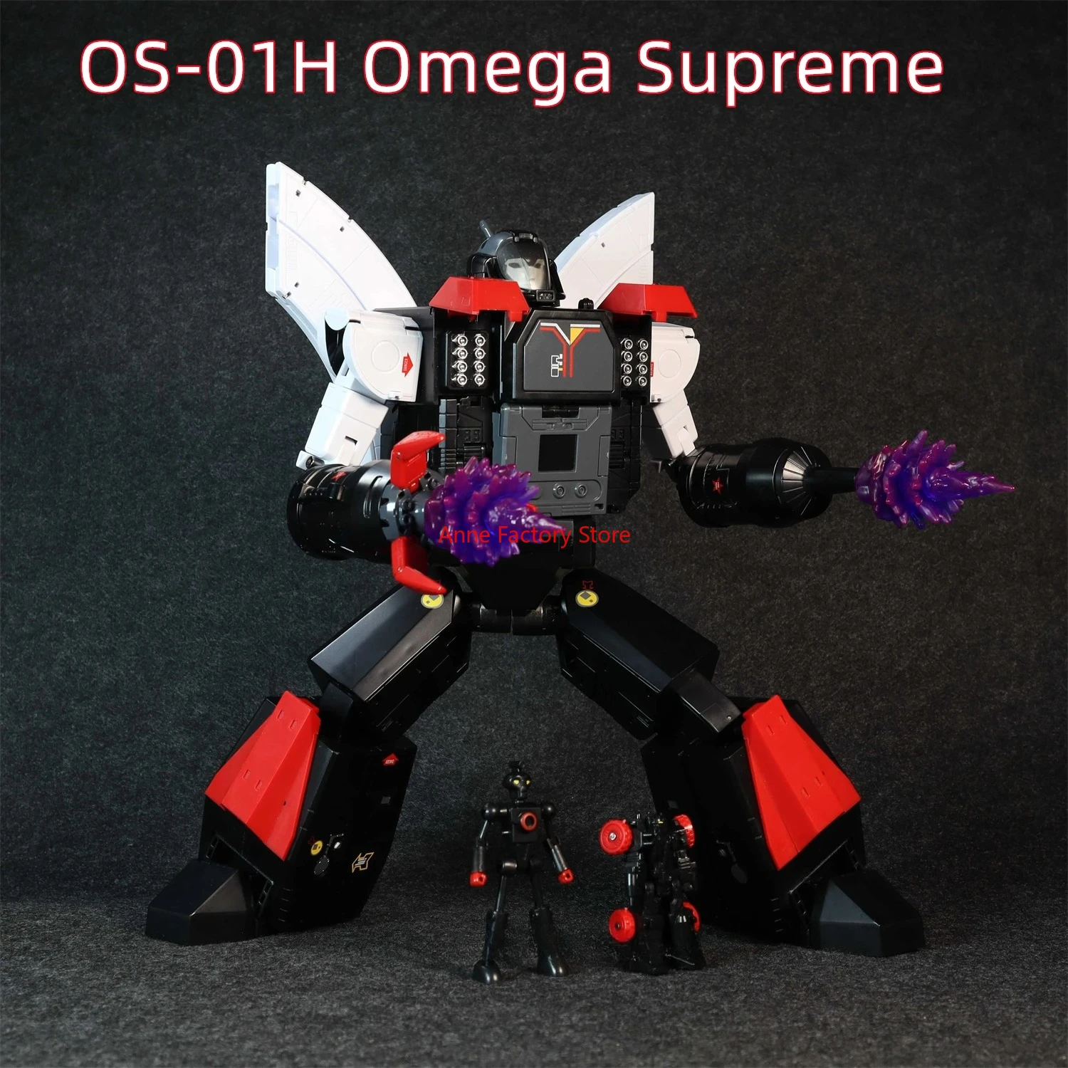 

【IN STOCK NOW 】Transformation OS-01H OS01H Omega Michael Huge Dragon Defensive Fortress Base Head Light WithMotor Track Figure