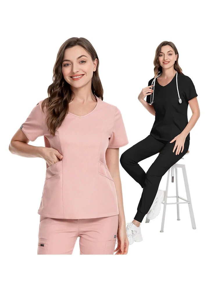 Batas Informales Elasticas Para Lavarse Las Manos Para Salón De Belleza، SPA Y Uso Médico، الزي الطبي