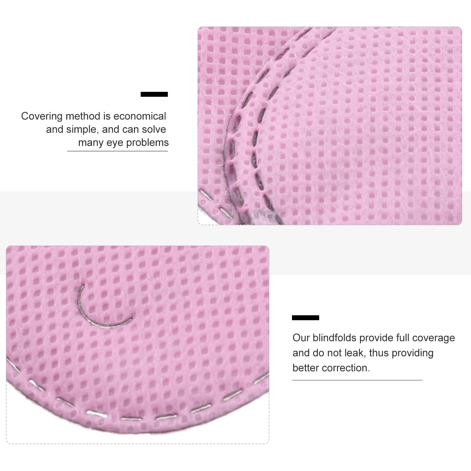 

12 Pcs Glasses Monocular Eye Patch Mask High-grade Non-woven Fabric Lazy Patches