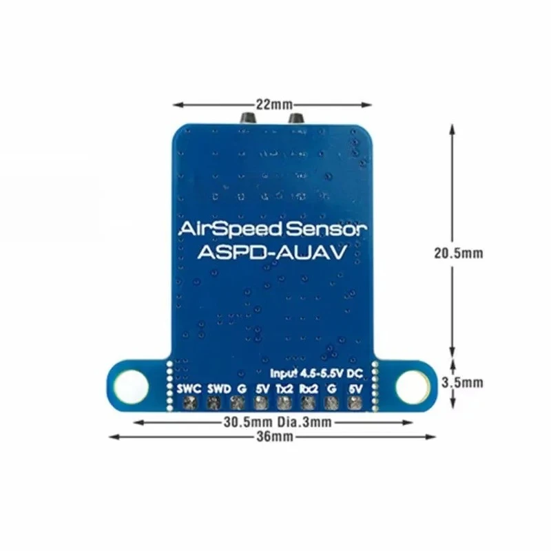 Digital Airspeed Sensor ASPD-AUAV L431 CAN AUAV-L30D