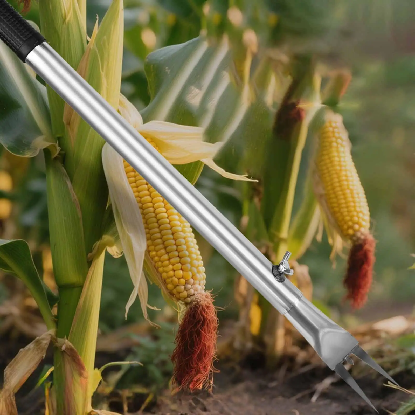 

Corn Peeler Handle 52-78cm Practical Shaver Corn Seedling Removal Tool Corn Seedlings and Remove for Fruit Garden Farm Vegetable