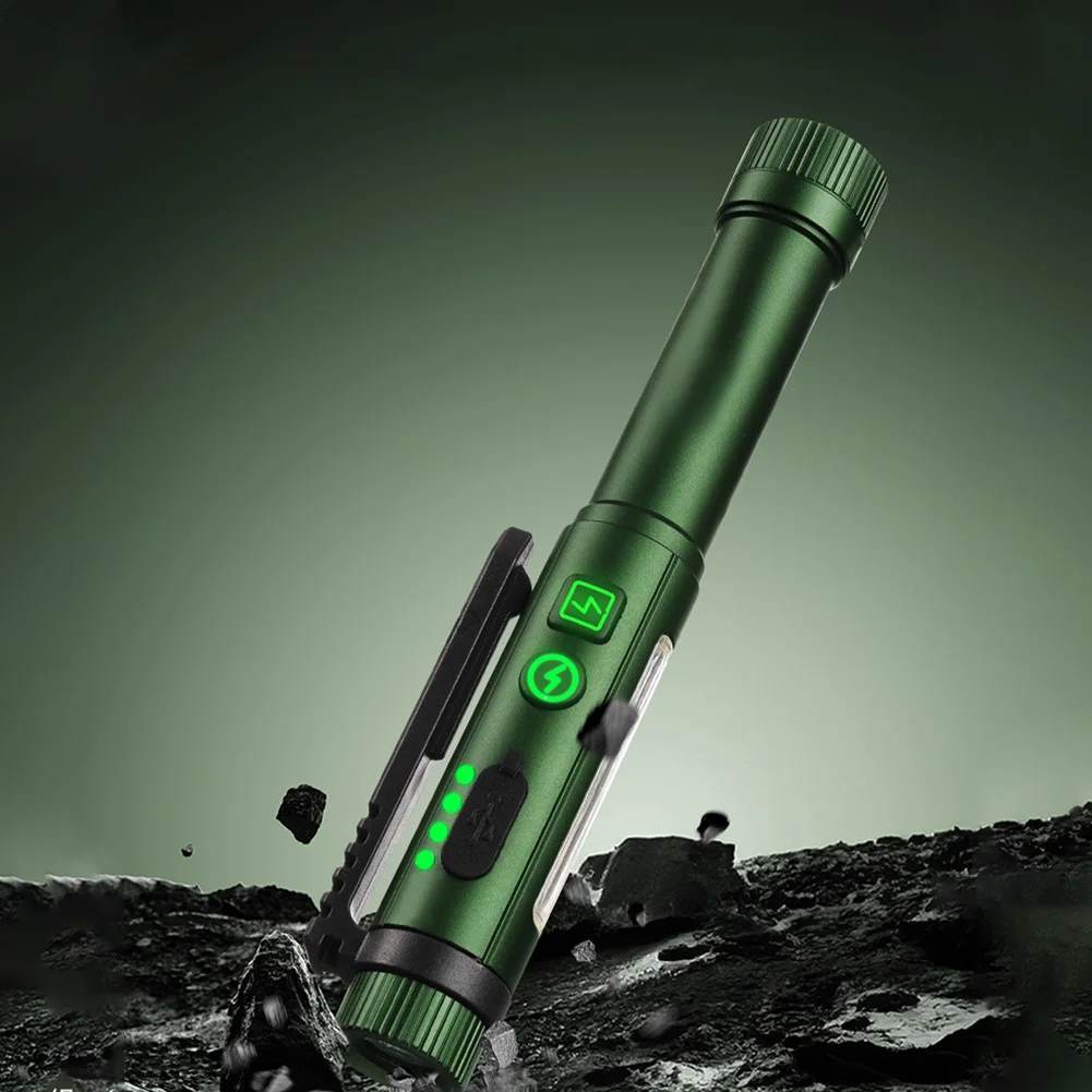 XPG + COB LED مصباح يدوي صغير للتمريض USB شحن القلم الطبي مصباح التلميذ 500LM جيب Penlight الشعلة لتشخيص ممرضة الطبيب