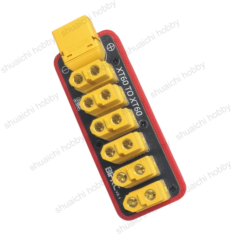 1 個 DC 0-100V 150A 電源分配ボード、1 対 6 XT60 コネクタ付き電源分配器 PDB モジュール、RC カー/潜水艦/ロボット用