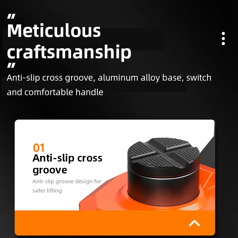 رافعة هيدروليكية كهربائية 12 فولت، الطرق الوعرة ثلاثة في واحد، طقم تغيير الإطارات في حالات الطوارئ، نظام أدوات رفع السيارة #5