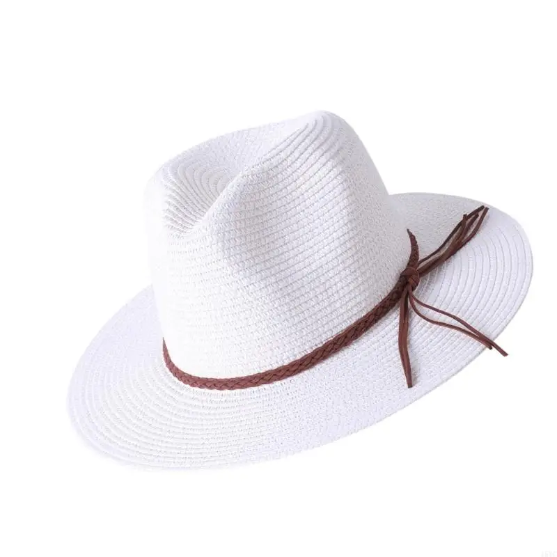 

15 -й элегантный тканый Хомбург Top Hat Hat Hat Pired Gift для парня Top Hat Cowboy Costume для открытых собраний