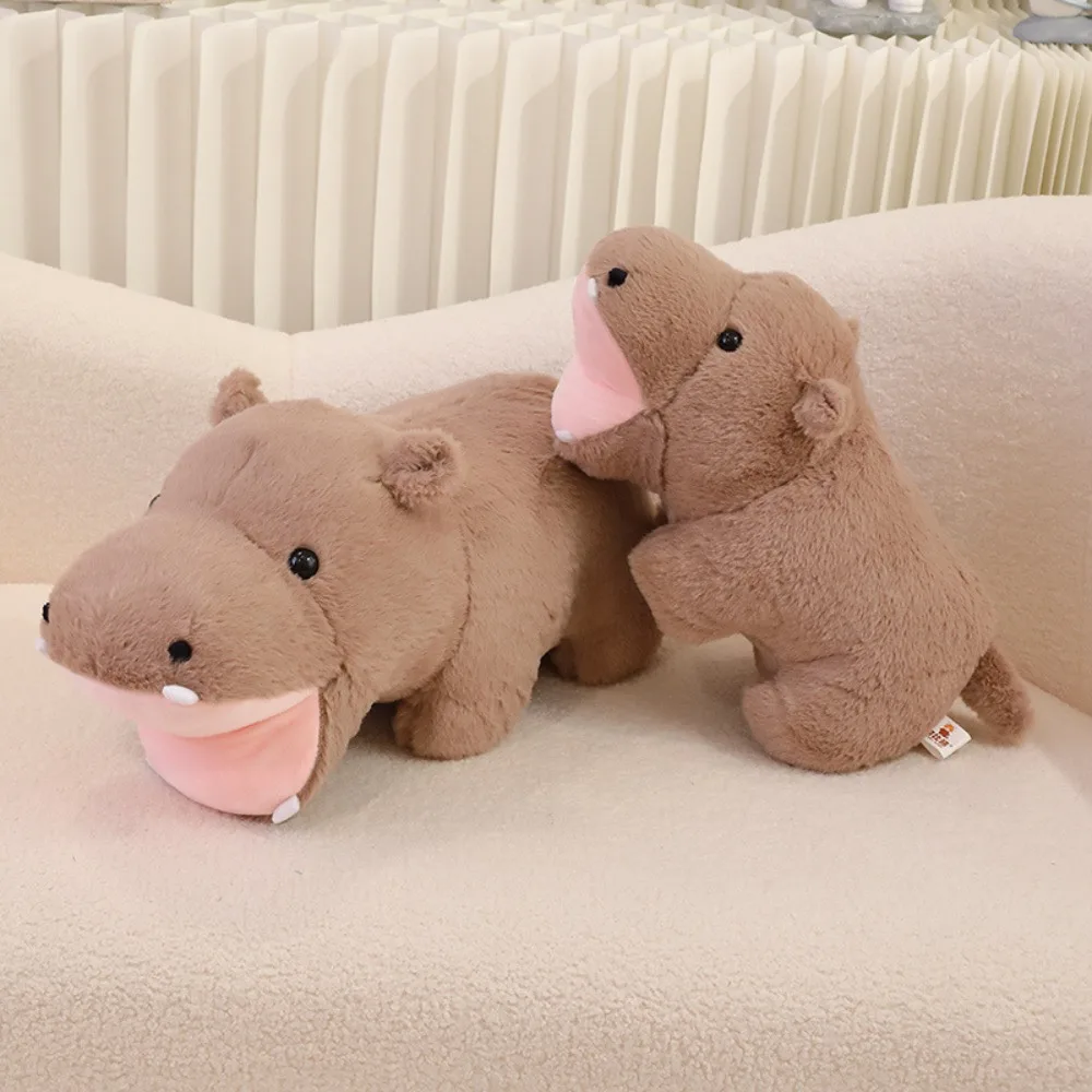 

Plush Pillow The Bouncy Pig Moo Deng Plush Toys Cute Cartoon Pygmy Hippopotamus Pillow Soft Stuffed Hippo Doll Plush Toy Kid Toy