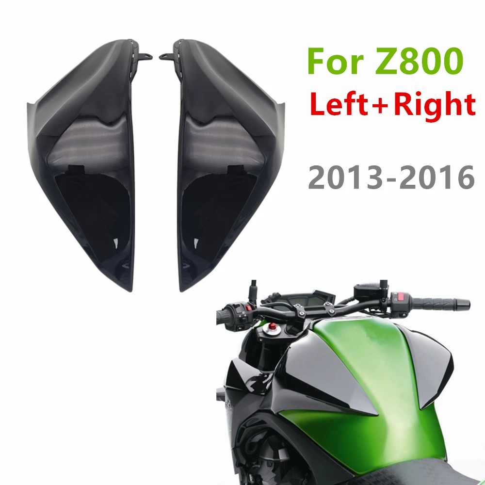 For Kawasaki Z800 Left Side or Right Tank Cove 13-14-15-16 Injection Molding Bodywork Fairing Motorcycle Black Glossy Plastic