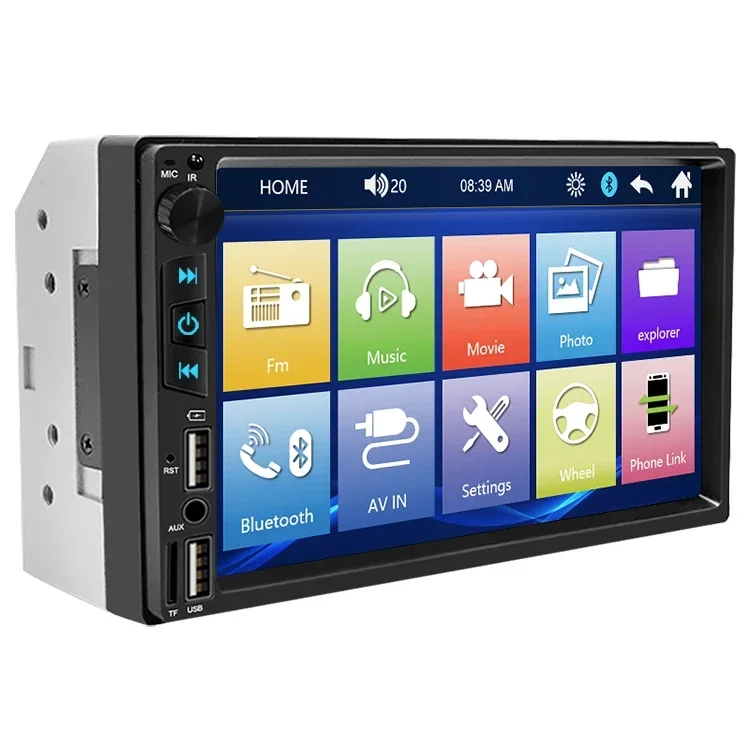 7inch radio auto 2 din 7030 car media player android tv screen car monitor for car