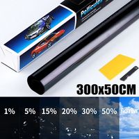 1Roll 50x3m Solar UV Protection Window Tint Film Sun Shade Heat UV Block Car Foils Black Scratch Resistant Glass Sticker