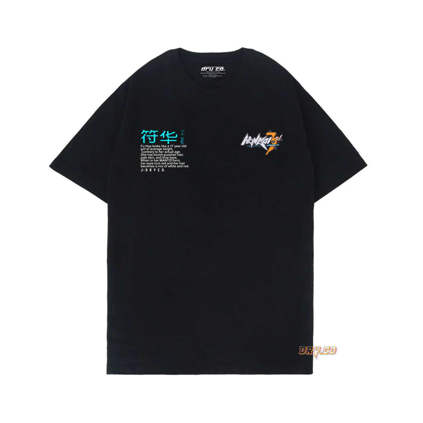 FU HUA Tees T-Shirt GAME (HONKAI IMPACT) /UNISEX PRIA WANITA/DRYCO