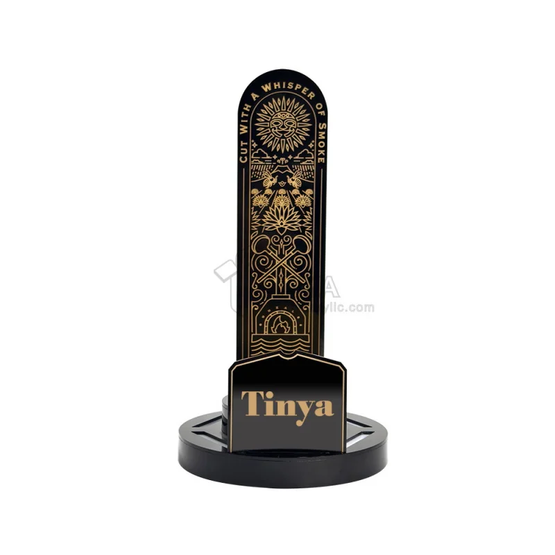 custom.New Design Acrylic Display Stand LED Bottle Presenter
