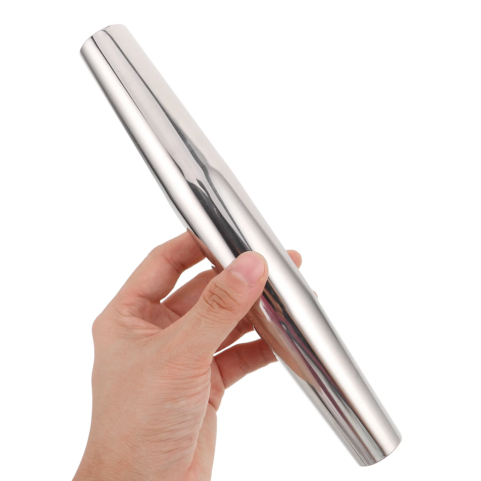 

2Pcs Stainless Steel French Rolling Pin Non Stick Dough Roller for Dumplings Cookies Pizza Fondant Rolling Pin