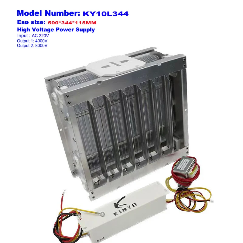 

ESP Cell Module Electrostatic Filter Ionization Spraying Cleaner Air Purifier Part 12VDC/220VAC Input Voltage 4000/8000V Output