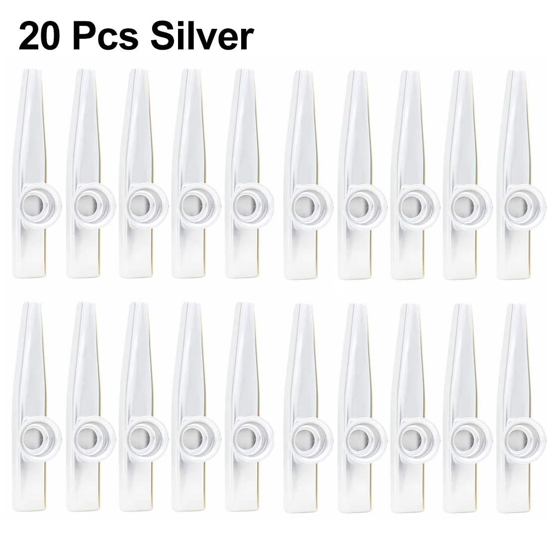 10/20 Stuks Kazoo Metalen Kleurrijke Kazoos Orff Muziekinstrumenten Fluiten Membraan Mond Kazoos Gitaar Mate Lichtgewicht Kazoo