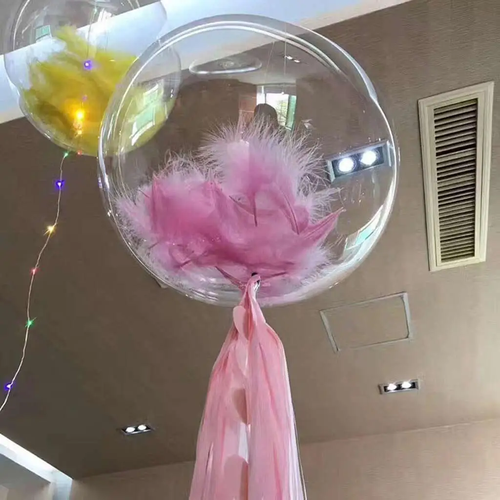 100개 DIY 공예 깃털 보보 풍선 깃털 장식 파티 액세서리