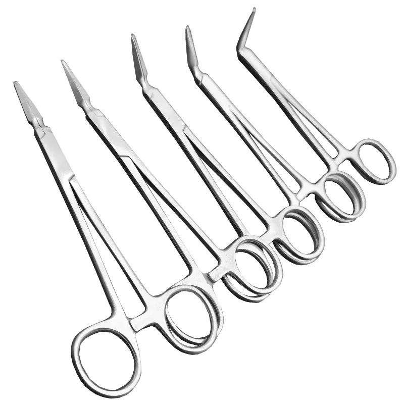 

5Pcs Stainless Steel Dental Residual Root Tweezers for Tooth Pieces Remove Universal Anterior and Posterior Dental Forceps