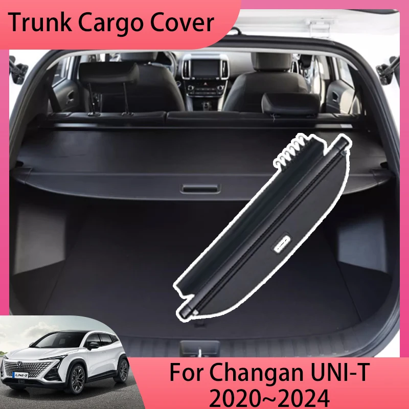 

Car Trunk Curtain Luggage Storage For Changan UNI-T UNIT UNI T 2020~2024 Security Shades Organizer Spare Interior Accessories