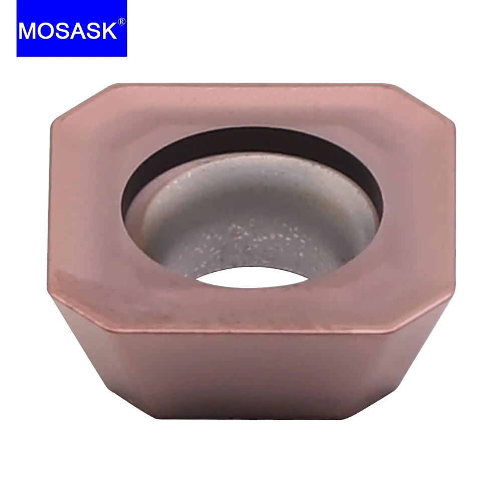 Imagem -02 - Mosask Fresa de Torno Cnc Fresa de Seht 1204 Zp1521 Inserções Miil de Face em Carboneto Quadrado de 45 Graus com 10 Peças Aço Inoxidável