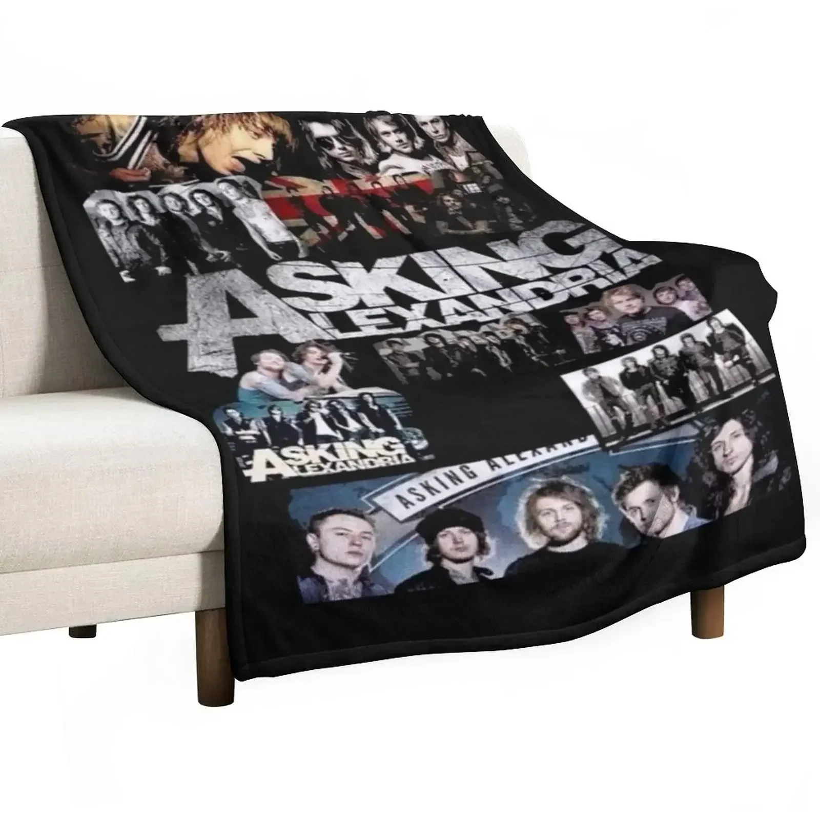 2 For Sale asking alexandria Throw Blanket for winter manga Blankets