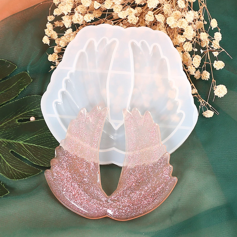 

1Pcs Wings Silicone Mold DIY Handmade Flexible Mold for Resin Casting Angel Wings Pendant Decorations DIY Accessories