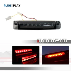 Red LED Center High Mount Third 3rd Brake Light Stop Light Assembly For Toyota Sequoia,Highlander,RAV4 & Corolla S with Spoiler