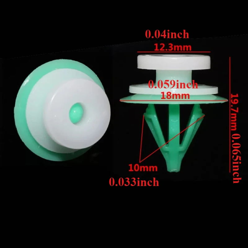 Clip de fijación del panel interior de la falda lateral de la puerta del coche, adecuado para Renault Land Rover Evoque Range Rover, Clips de montaje de correa de Cable de coche