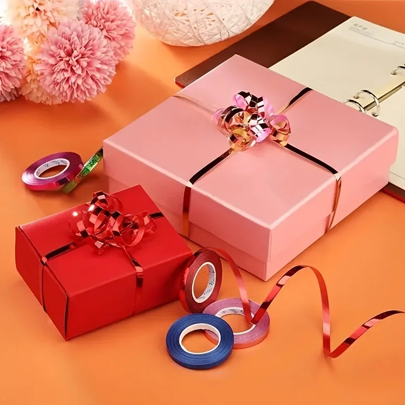 Mixed color ribbon sets, suitable for weddings, birthdays, anniversaries, graduations, craft work, gift packaging, balloon ties,