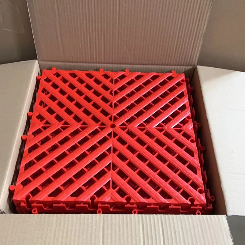 

Multifunction Interlocking Garage Floor Tiles, Plastic Floor, Pp Grille, 4S Shop, 3cm Thickness, Free Sample