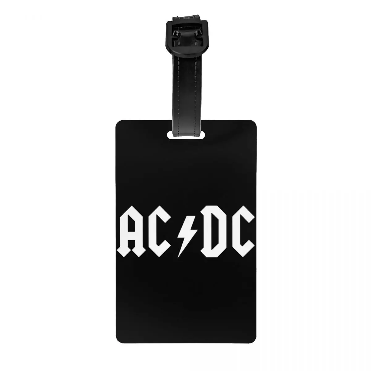 

Heavy Metal AC DC Luggage Tag for Suitcases Cute Vintage Rock Baggage Tags Privacy Cover ID Label