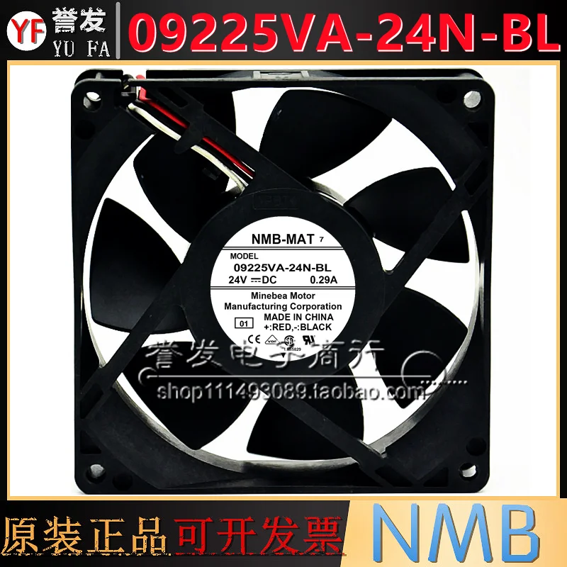 جديد الأصلي 09225VA-24N-BL 24V 0.29A 9025 90x90x25 مللي متر مروحة التبريد المبرد