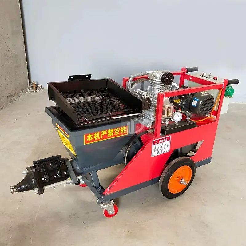 

Mortar Spraying Machine Spray Plaster Device Concrete Spraying Equipment Wall Plaster Device Shotcrete Cement Mortar Tool
