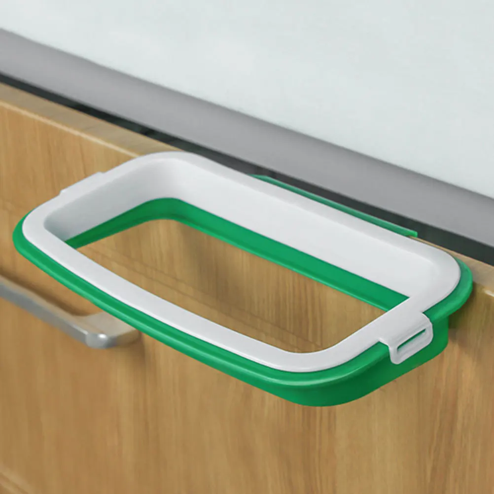 

2Pcs Garbage Bag Rack Premium PP Kitchen Cabinet Door Hanging Trash Bag Holder Storage Organizer for Home Daily Use