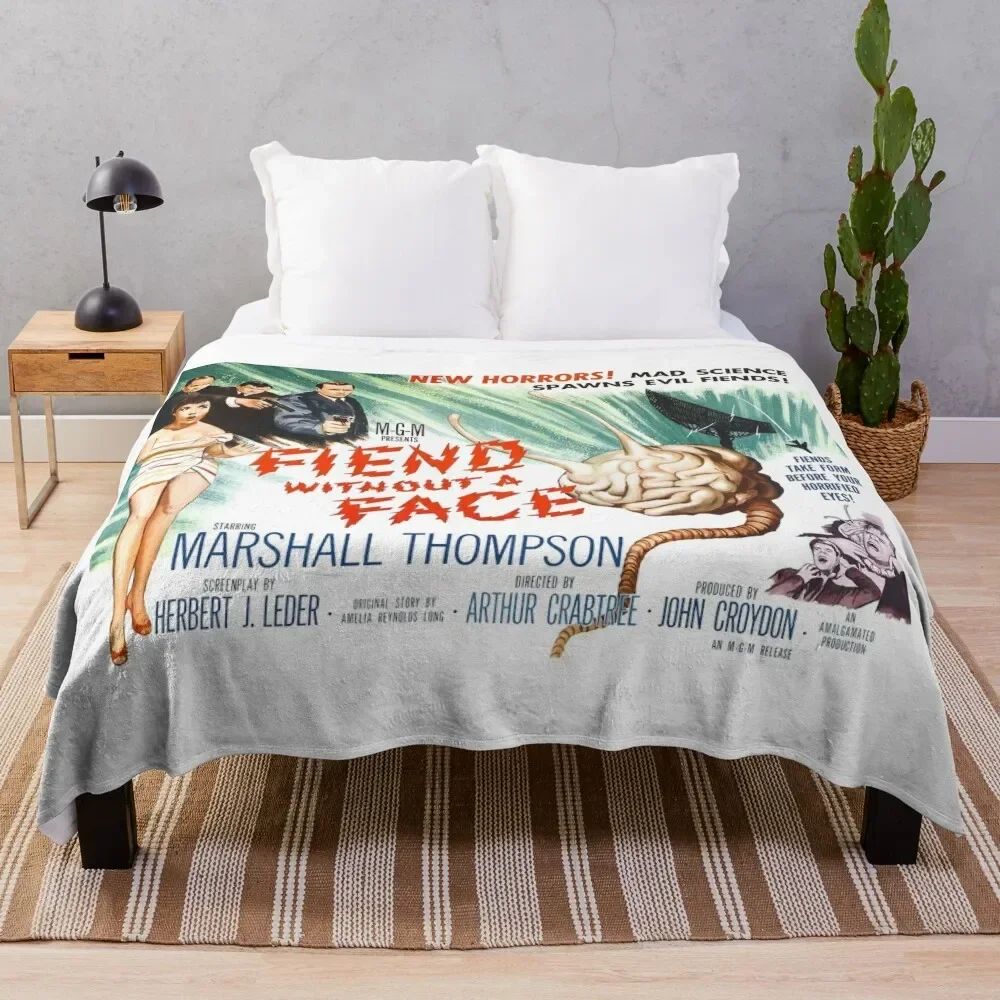 

Fiend Without a Face Throw Blanket christmas decoration Winter beds Blankets
