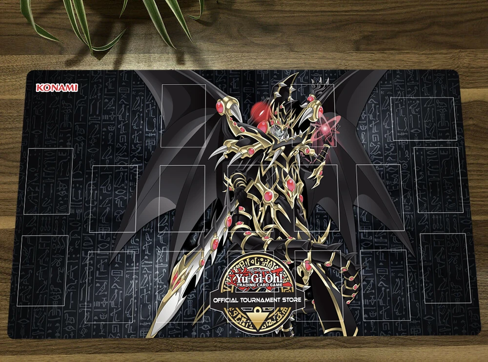 YuGiOh Red-Eyes Dark Dragon TCG CCG Mat Trading Card Game Mat Table Playmat Desk Gaming Play Mat Mouse Pad 60x35cm Free Bag