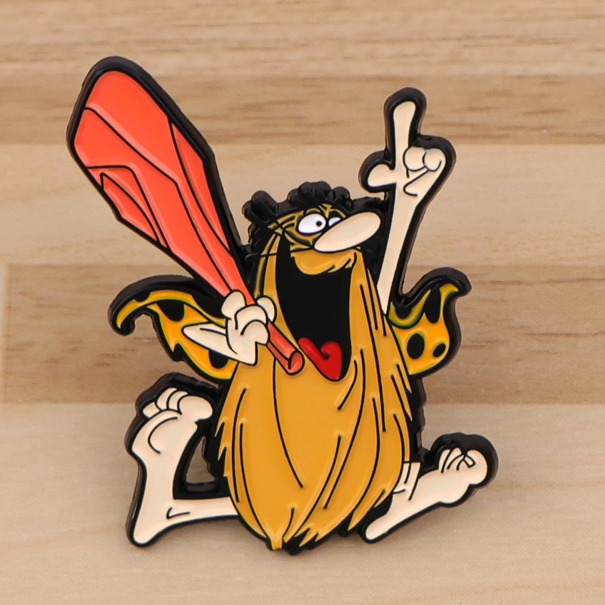 Captain Caveman Enamel Pins Cartoon Figures Badges Metal Lapel Brooch For Backpacks Brooches Fashion Jewelry Accessories Gifts