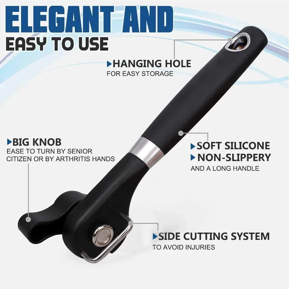 Sicherer Dosenöffner Cutter glatte Kante Dosenöffner Handheld Lebensmittel qualität Edelstahl Schneid dose offenes Werkzeug für Küchen restaurant