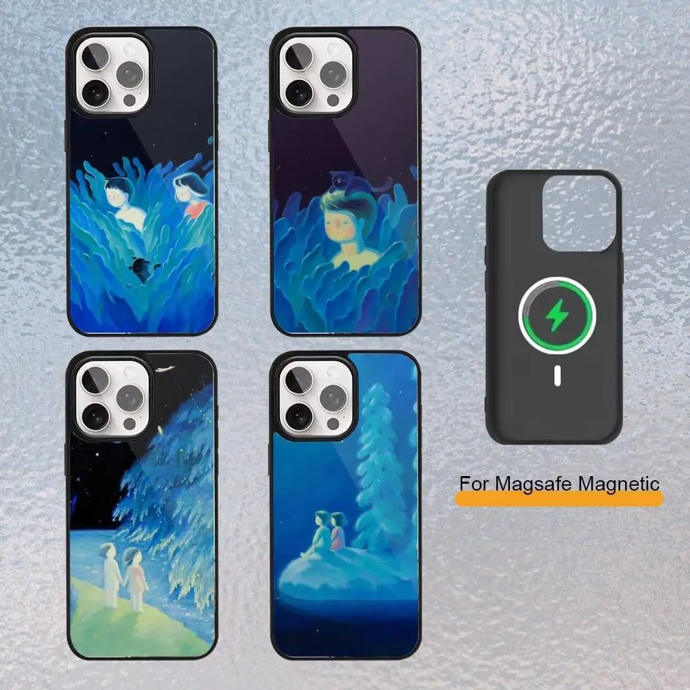 

The blue dream seulgi Phone Case For iPhone Magsafe Magnetic 17,16,15,14,13,12,11 Wireless Charging cover