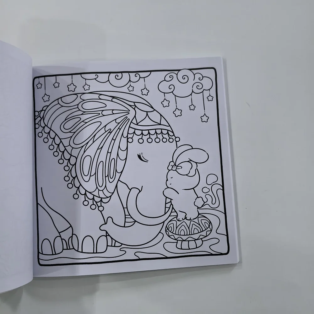 Patterns World Cute & Cozy Coloring Book for Adults Cute Drawing Book Perfect Gift for Christmas Party and Birthday