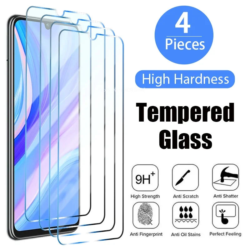 4PCS Protective Glass for Huawei Enjoy 70  P30 Pro P20 Lite Tempered Glass for HUAWEI P30 Lite P40 P50 Pro P40 Lite E 5G