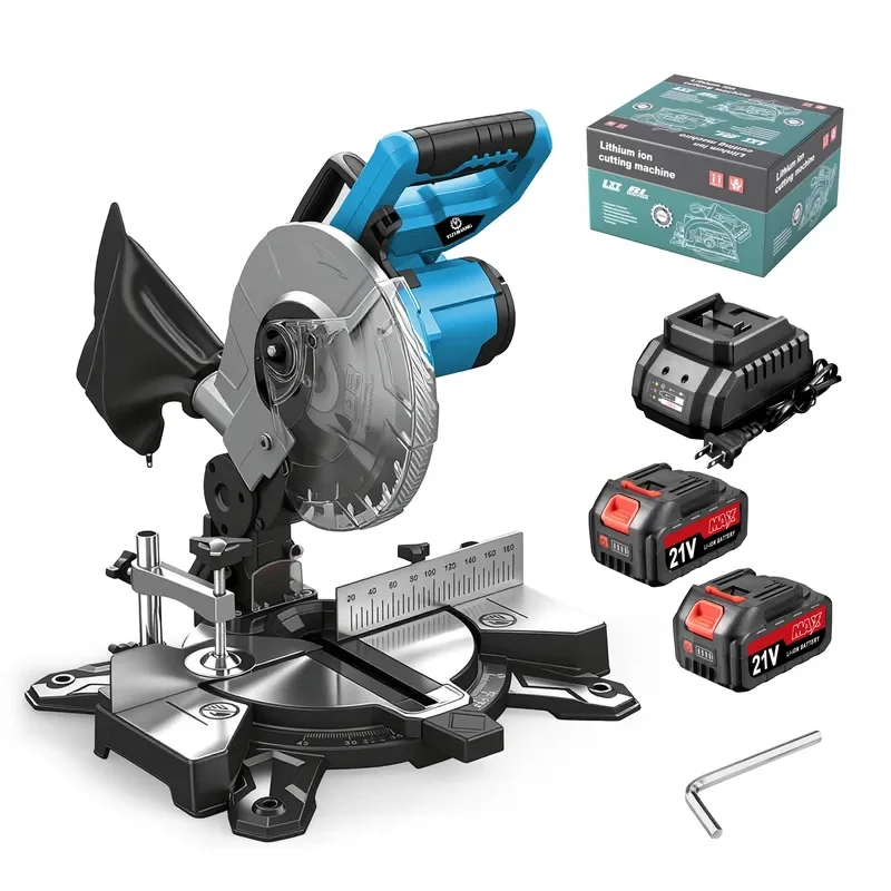 High-precision Cordless Lithium Cutting Saw, Aluminum, Wood and Steel Multi-functional Industrial Bevel Saw
