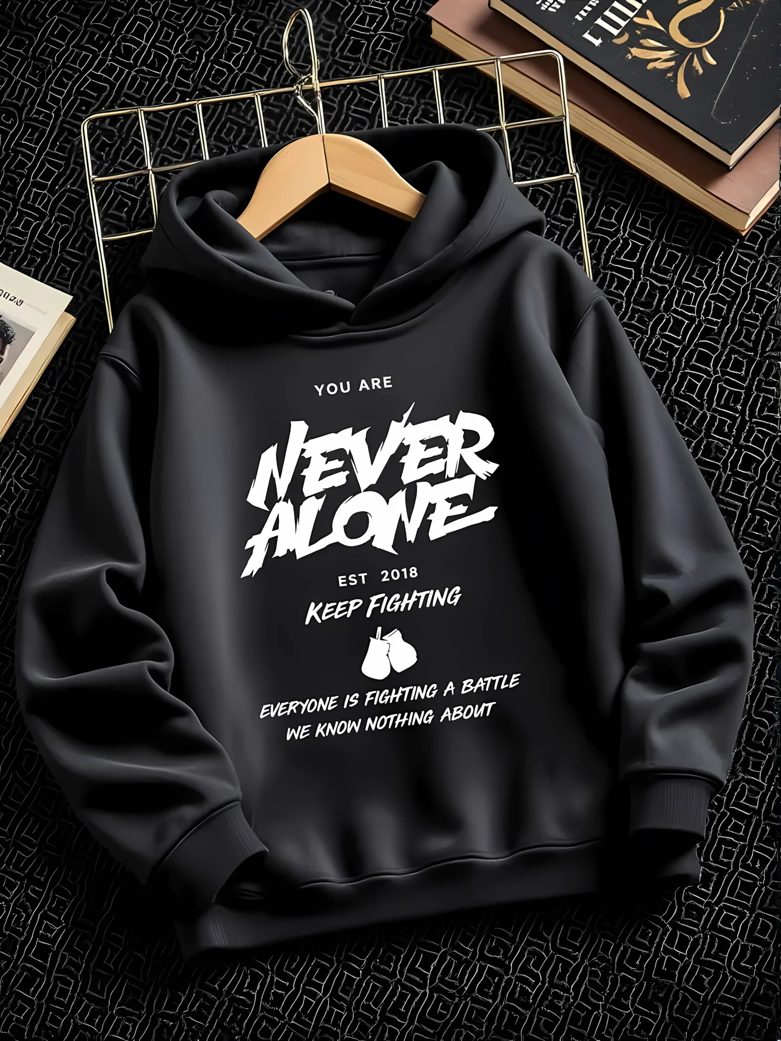 

Осень 2024, новая детская мягкая толстовка с 3D персонализированным текстовым принтом, повседневная и удобная детская толстовка