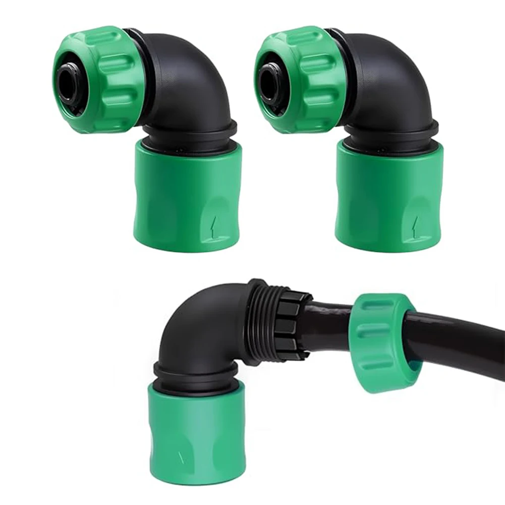Irrigation System Parts 90 Degree Hose Connector For Maintaining Garden As Shown Effortless Hose Connection Tools