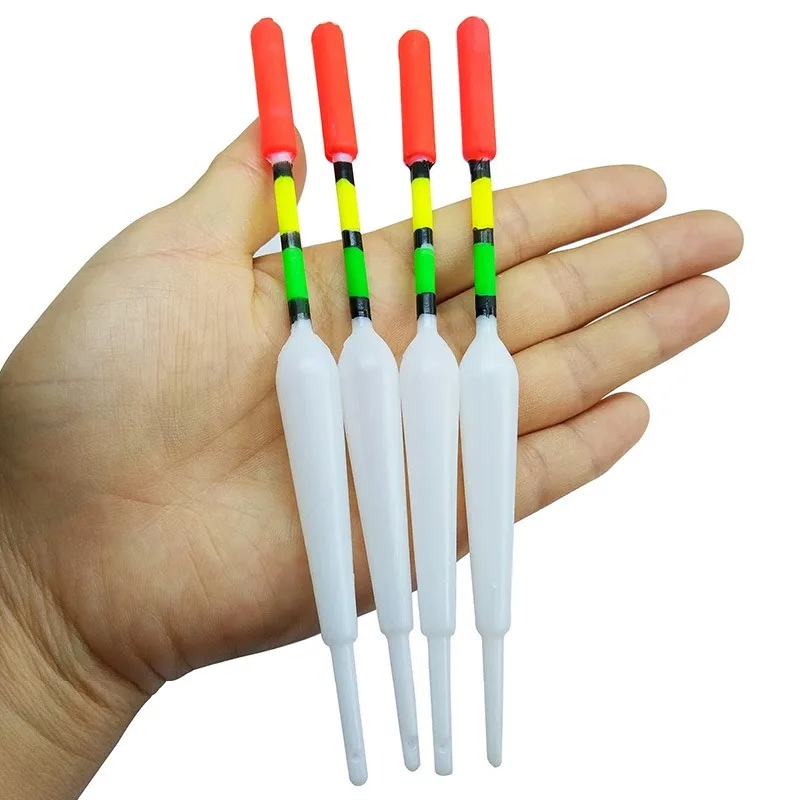 Ackibbik 15 قطعة مجموعة عوامة الصيد المختلطة العوامة بوبر مصباح الصيد عصا يطفو إغراء تعويم صيد السمك لصيد سمك الشبوط Pesca